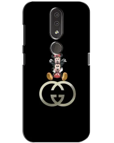 Чохол для Nokia 4.2 з картинкою «Мінні Маус на лого»