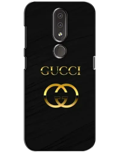 Чохол для Nokia 4.2 з картинкою «Золотий логотип Gucci»