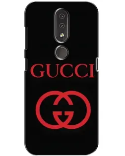 Чохол для Nokia 4.2 з картинкою «Gucci — червоний логотип»