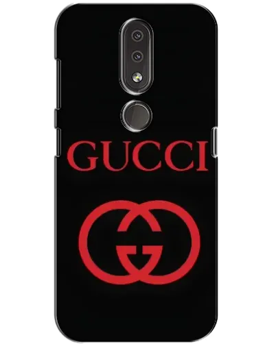 Чохол для Nokia 4.2 з картинкою «Gucci — червоний логотип»