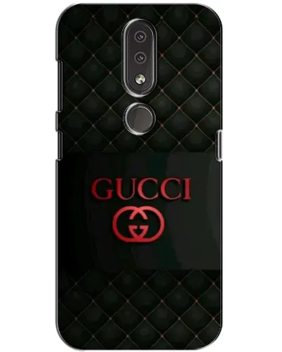Чохол для Nokia 4.2 з картинкою «Gucci — стьобаний чорний»