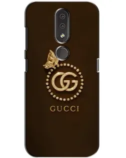 Чохол для Nokia 4.2 з картинкою «Gucci — золотий метелик»