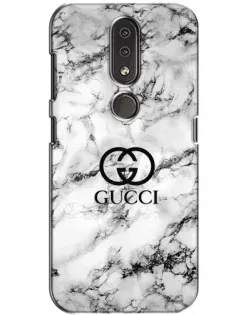 Чохол для Nokia 4.2 з картинкою «Gucci — мармуровий шик»