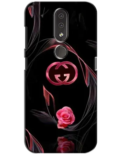 Чохол для Nokia 4.2 з картинкою «Gucci — неонова троянда»