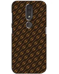 Чохол для Nokia 4.2 з картинкою «Gucci — золоті діагоналі»