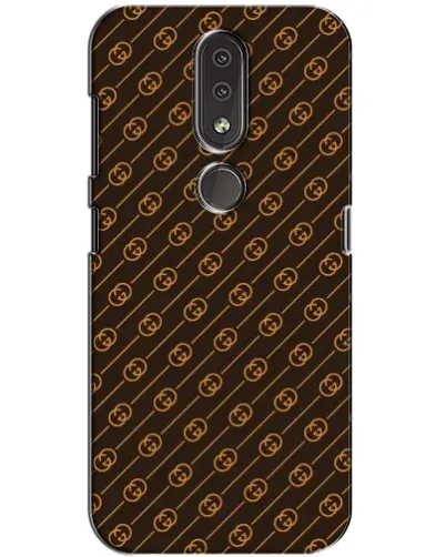 Чохол для Nokia 4.2 з картинкою «Gucci — золоті діагоналі»