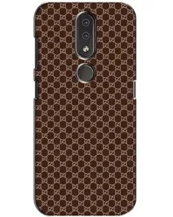 Чехол для Nokia 4.2 с картинкой «Gucci — шоколадная сетка»