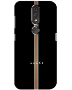 Чехол для Nokia 4.2 с картинкой «Gucci — строгая линия»