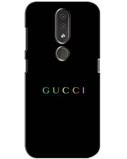 Чехол для Nokia 4.2 с картинкой «Gucci — неоновый минимализм»
