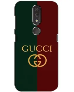 Чехол для Nokia 4.2 с картинкой «Gucci — темно-зеленый градиент»
