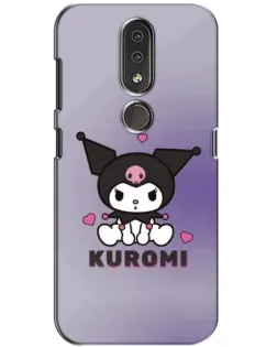 Чохол для Nokia 4.2 з картинкою «Kuromi — фіолетовий арт»