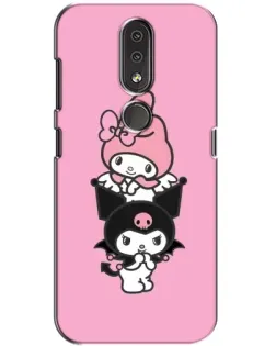 Чохол для Nokia 4.2 з картинкою «My Melody та Kuromi»