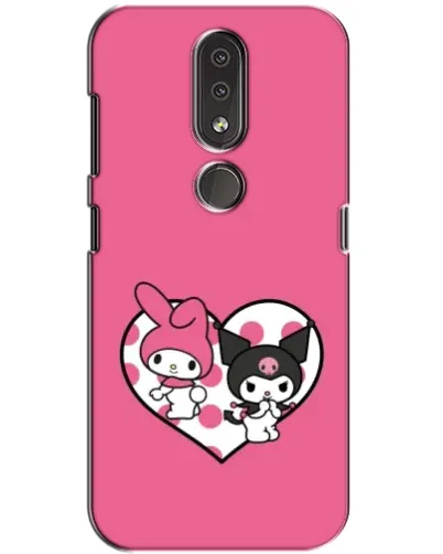 Чохол для Nokia 4.2 з картинкою «Kuromi та My Melody»