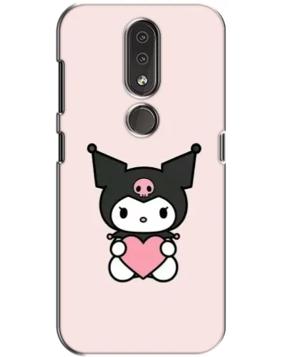 Чохол для Nokia 4.2 з картинкою «Kuromi та серце»
