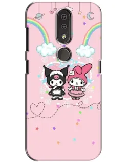 Чохол для Nokia 4.2 з картинкою «My Melody та Kuromi»