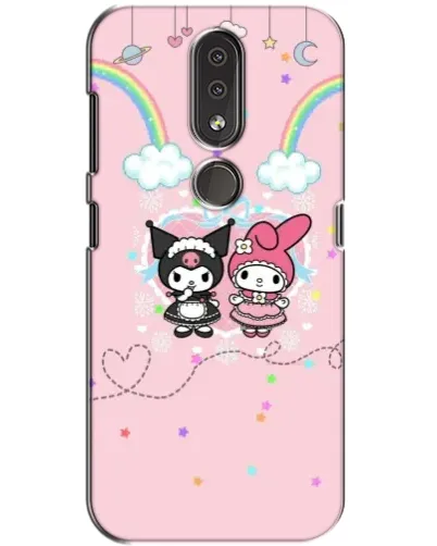 Чохол для Nokia 4.2 з картинкою «My Melody та Kuromi»