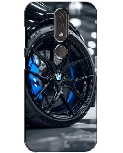 Чохол для Nokia 4.2 з картинкою «Колесо BMW зблизька»
