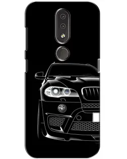 Чохол для Nokia 4.2 з картинкою «Темний силует BMW»