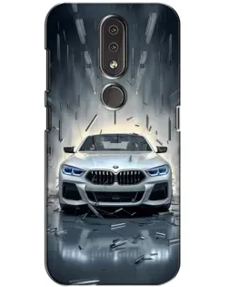 Чохол для Nokia 4.2 з картинкою «BMW у світлі фар»