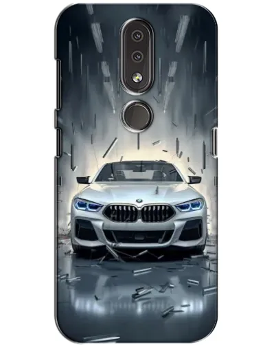 Чохол для Nokia 4.2 з картинкою «BMW у світлі фар»