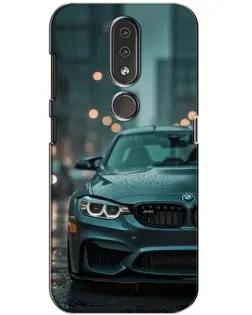 Чохол для Nokia 4.2 з картинкою «BMW у вогнях міста»