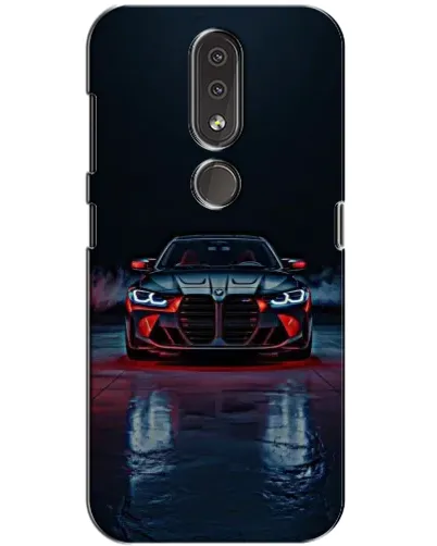 Чохол для Nokia 4.2 з картинкою «BMW на мокрій дорозі»