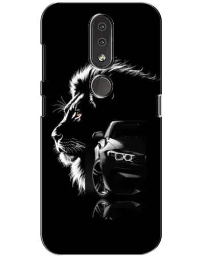 Чохол для Nokia 4.2 з картинкою «BMW та лев»