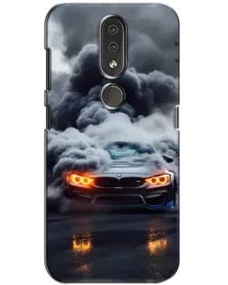 Чохол для Nokia 4.2 з картинкою «BMW у диму»