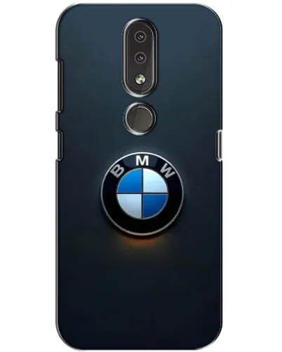 Чохол для Nokia 4.2 з картинкою «Логотип BMW — мінімалізм»