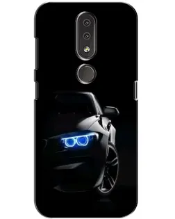 Чехол для Nokia 4.2 с картинкой «BMW — ночной взгляд»