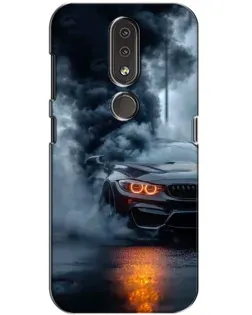 Чехол для Nokia 4.2 с картинкой «BMW M-Power — абстракция»
