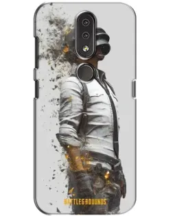 Чехол для Nokia 4.2 с картинкой «PUBG — боец в пыли»