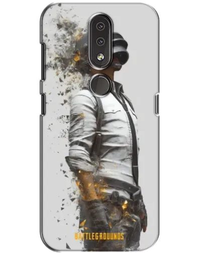 Чехол для Nokia 4.2 с картинкой «PUBG — боец в пыли»