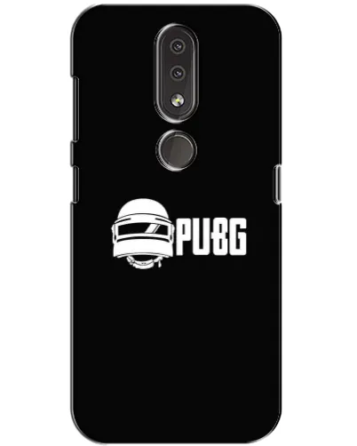 Чехол для Nokia 4.2 с картинкой «PUBG — классический лого»