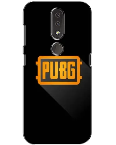 Чехол для Nokia 4.2 с картинкой «PUBG — рамка лого»