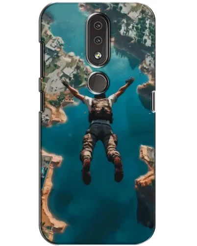 Чехол для Nokia 4.2 с картинкой «PUBG — свободное падение»