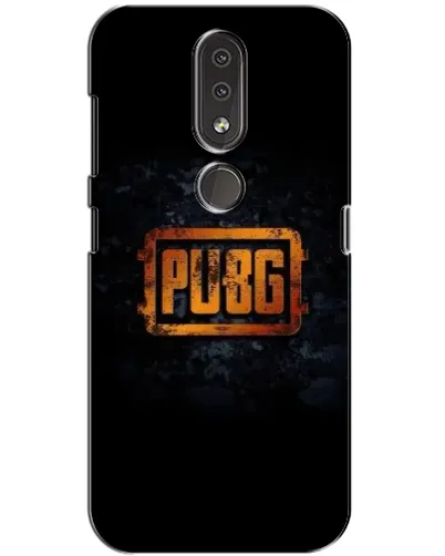 Чехол для Nokia 4.2 с картинкой «PUBG — золотой логотип»