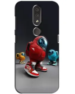 Чехол для Nokia 4.2 с картинкой «Among Us — 3D стиль»