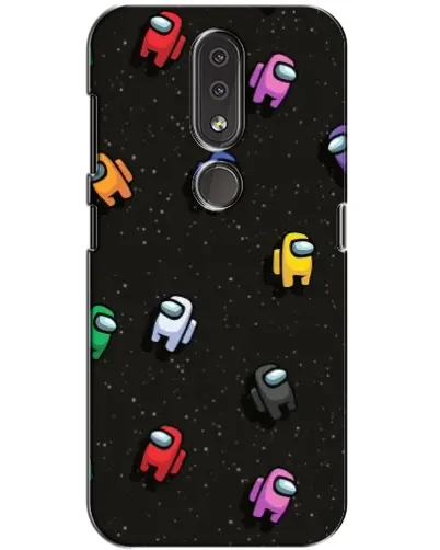 Чехол для Nokia 4.2 с картинкой «Космический паттерн Among Us»