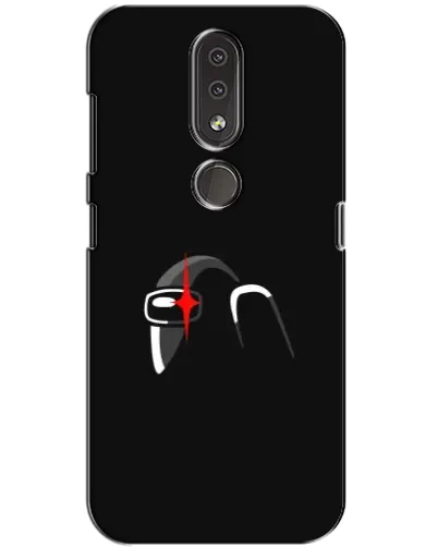 Чехол для Nokia 4.2 с картинкой «Among Us шлем»