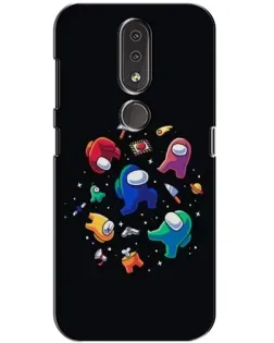 Чехол для Nokia 4.2 с картинкой «Among Us космос»