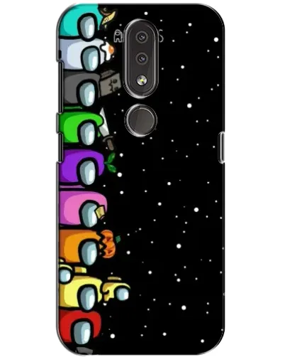 Чехол для Nokia 4.2 с картинкой «Команда Among Us»
