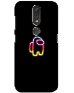 Чехол для Nokia 4.2 с картинкой «Among Us градиент»