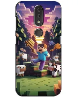 Чохол для Nokia 4.2 з картинкою «Стів на фермі» Чохол для Nokia 4.2 з картинкою «Стів на фермі»