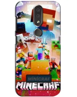 Чохол для Nokia 4.2 з картинкою «Minecraft герої гри»