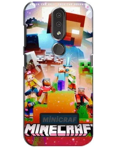 Чохол для Nokia 4.2 з картинкою «Minecraft герої гри» Чохол для Nokia 4.2 з картинкою «Minecraft герої гри»