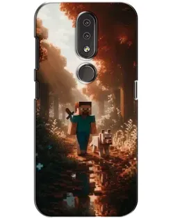 Чохол для Nokia 4.2 з картинкою «Стів у лісі»