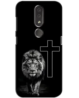 Чохол для Nokia 4.2 з картинкою «Лев та Хрест» Чохол для Nokia 4.2 з картинкою «Лев та Хрест»