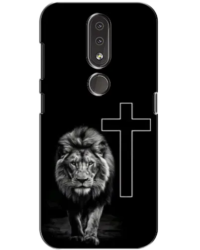 Чохол для Nokia 4.2 з картинкою «Лев та Хрест»