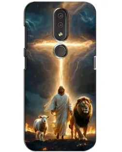 Чохол для Nokia 4.2 з картинкою «Лев Юди та Світло» Чохол для Nokia 4.2 з картинкою «Лев Юди та Світло»